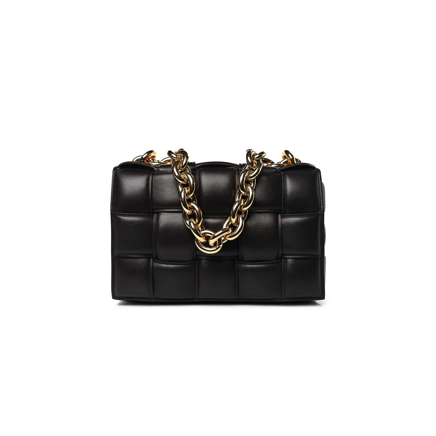 bo*te*ga Ve*ne*ta nappa maxi intreccio padded cassette crossbody bag fondant (25*16*7cm)