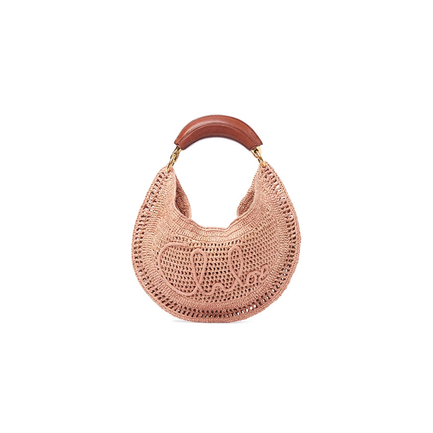 Ch10Γ summer banana hobo bag in raffia ch25us902p0824m (36*21.5cm)