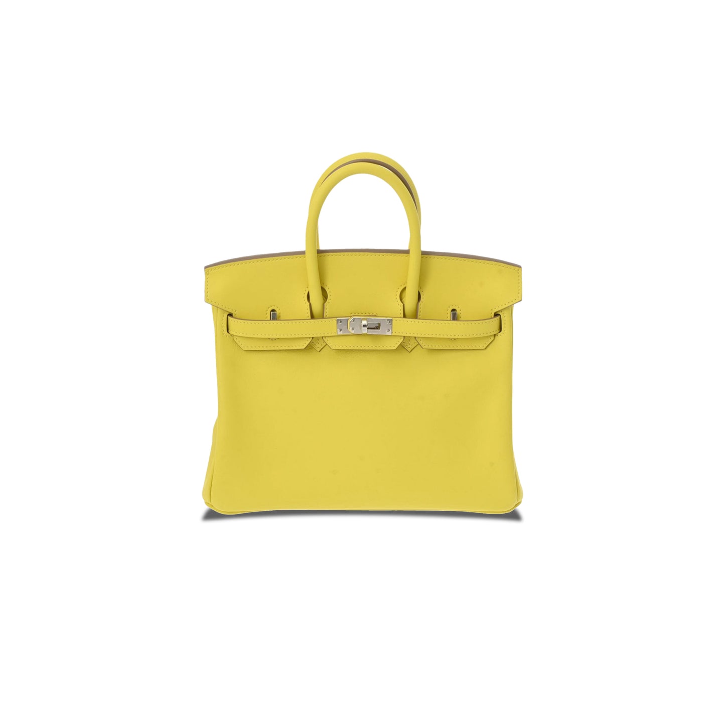 H**mes birkin 25 swift leather chick yellow gold buckle h049362ck19 (25*20*13cm)