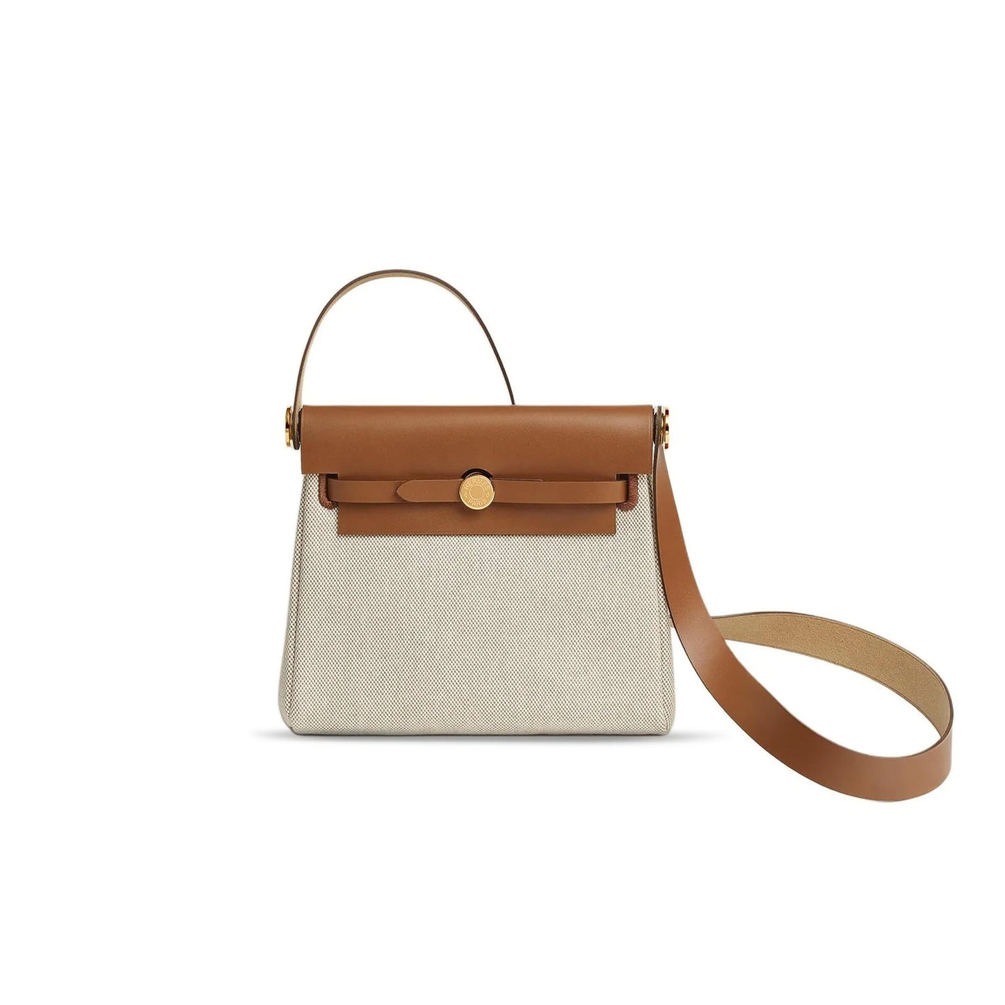H**me5 herbag mini canvas and cowhide crossbody bag h085414ccaa (20*17*7cm)