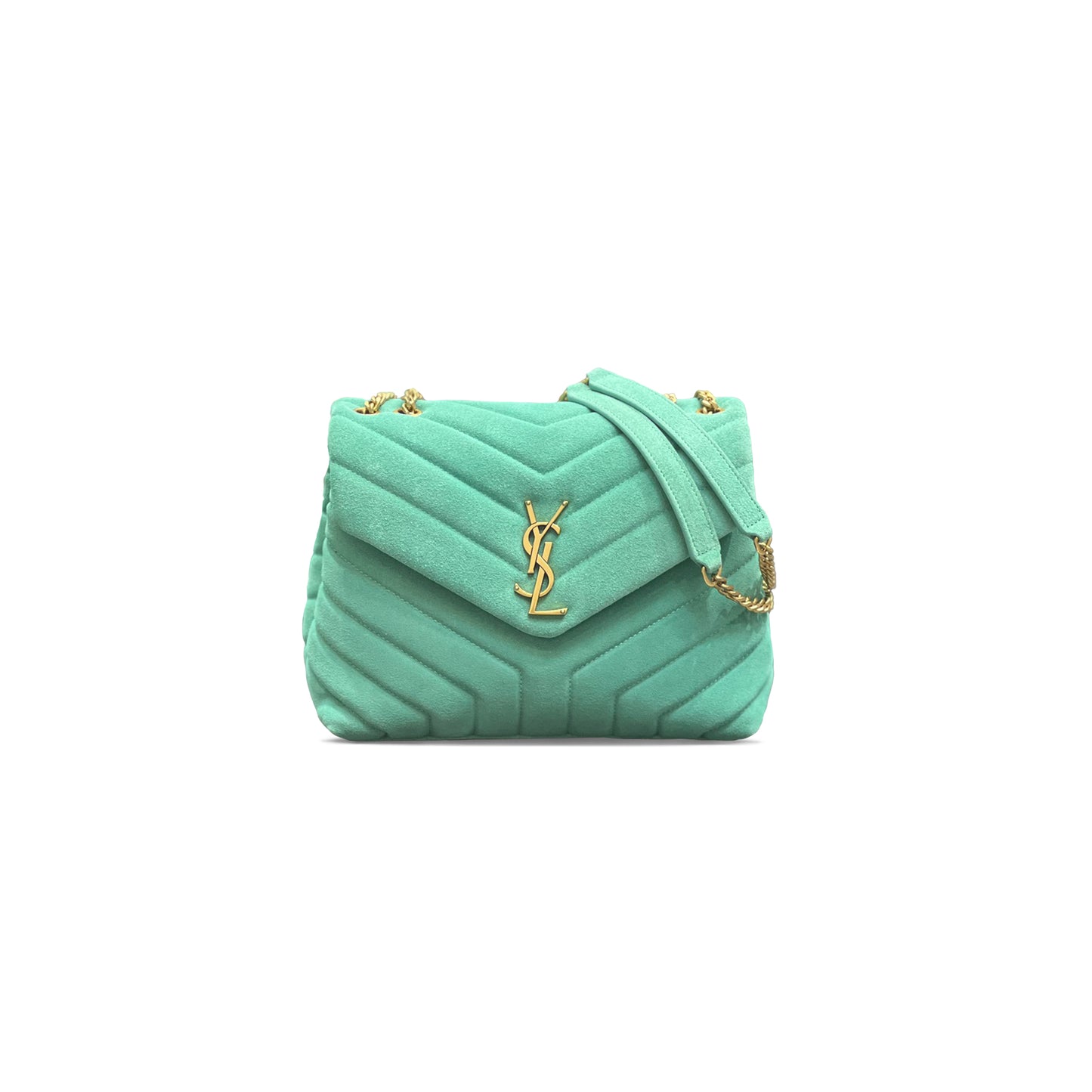 Y*L loulou small chain bag in suede 494699300587 (23*17*9cm)