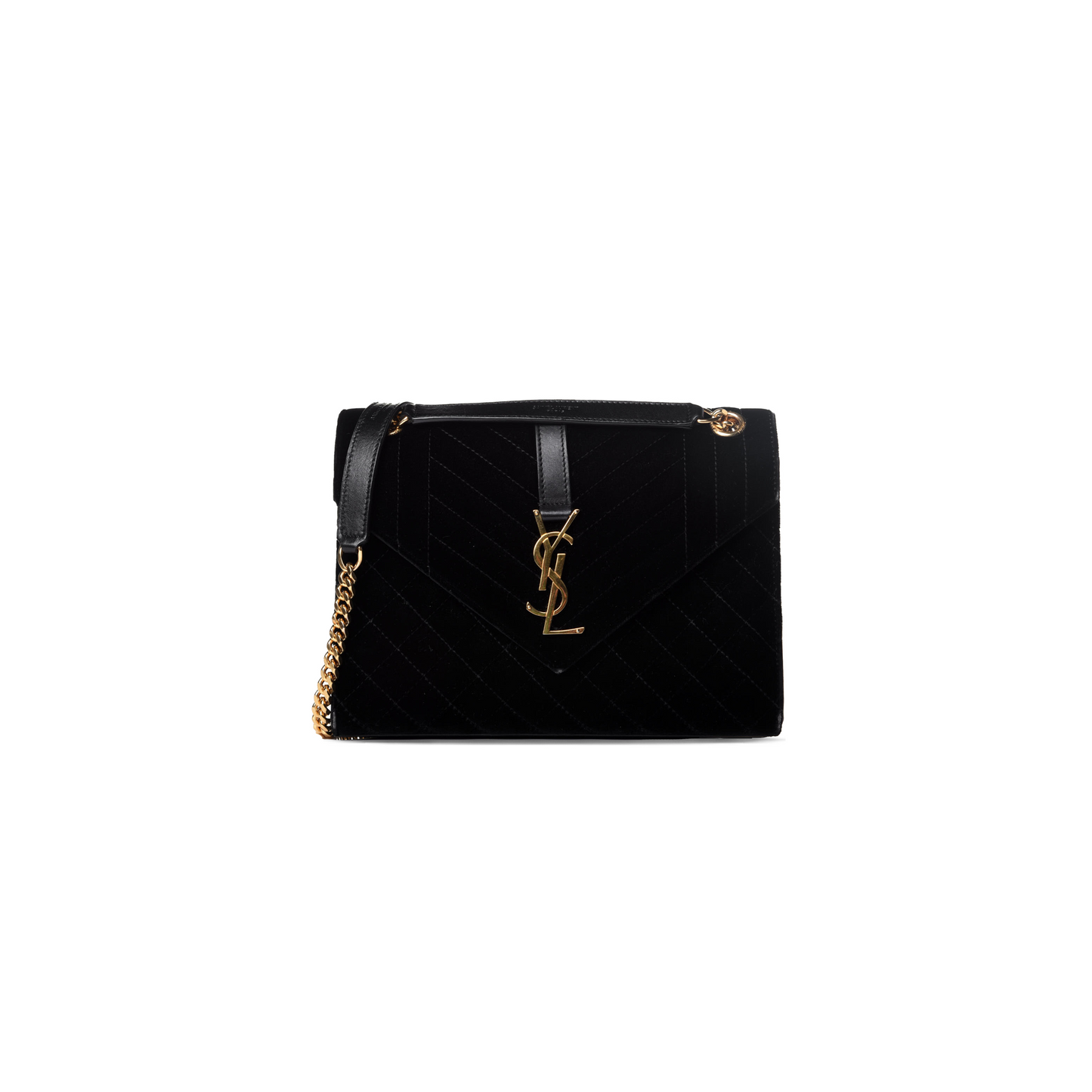 Y*L envelope medium chain bag in sude shoulder bag 487206759478 (24*17.5*6cm)