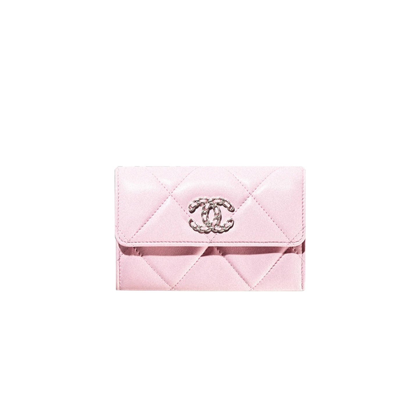 Ch*el Ch*el 19 flap wallet ap2700 b07327 nh622 (15*10.5*3.5cm)