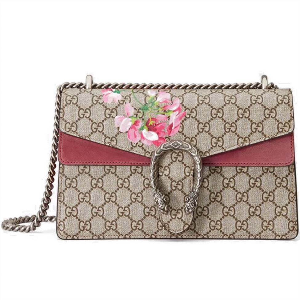 G*u*i 2016 re-edition dionysus gg blooms bag 400249 (28*18*9cm)