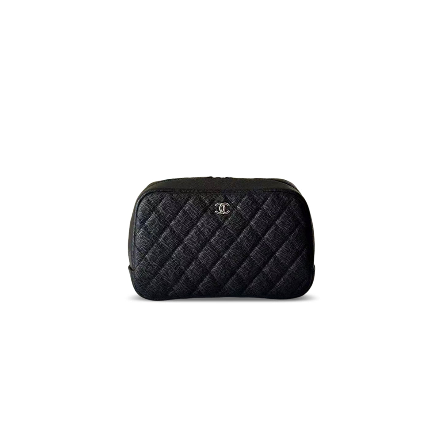 Ch**el caviar quilted pouch cosmetic case (18.5*11*6cm)