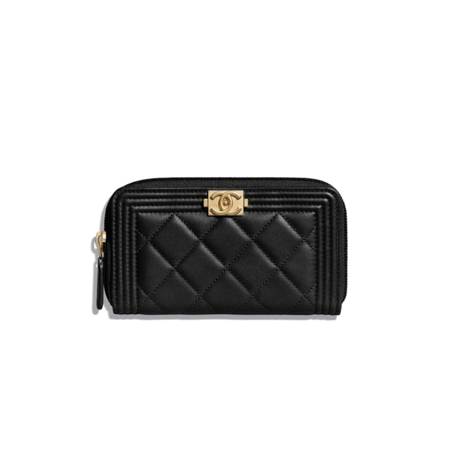 Ch*el boy Ch*el zipped wallet a80566 y07659 94305 (15.5*9*2cm)