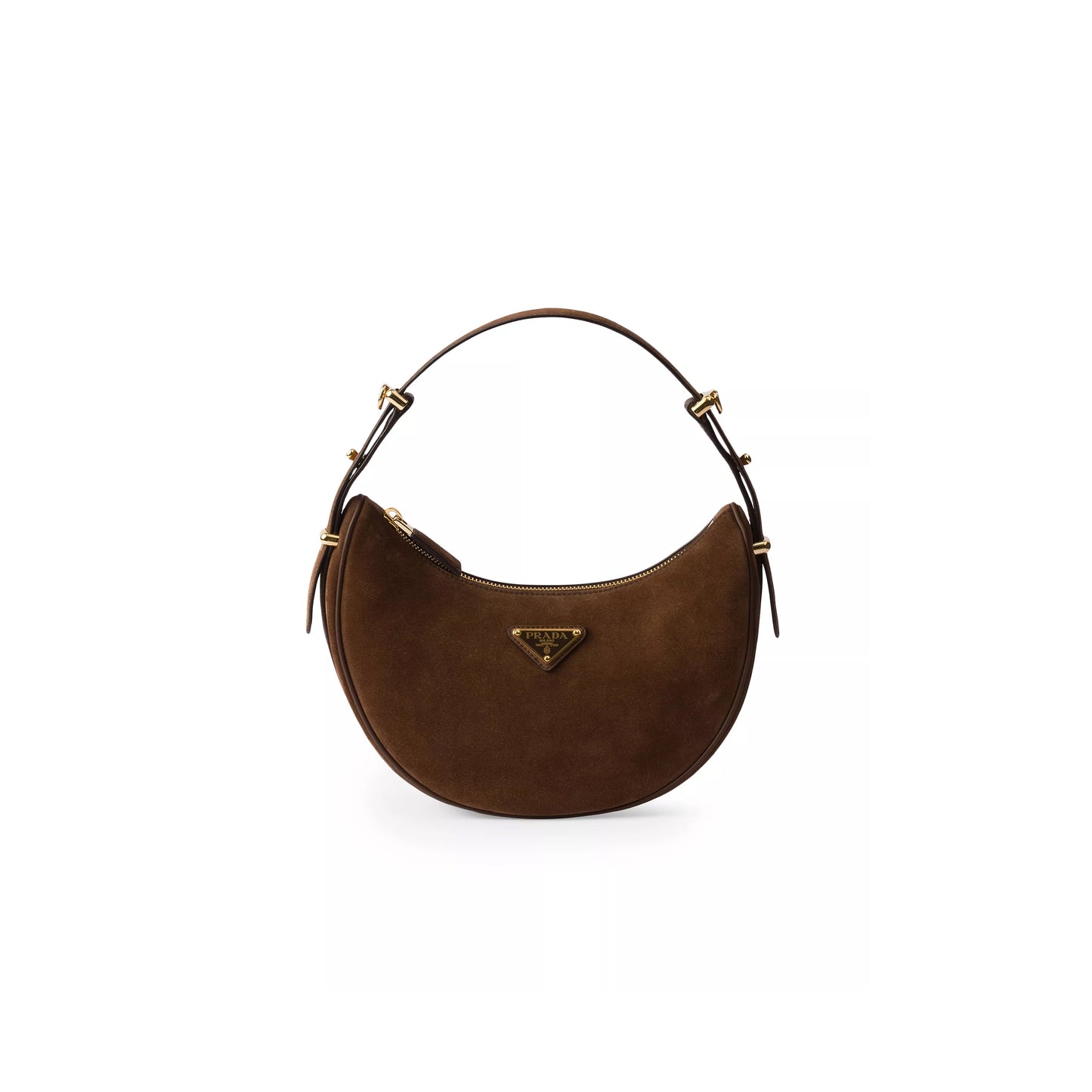 Pra*a arquร suede shoulder bag 1bc194 (22*18*6cm)
