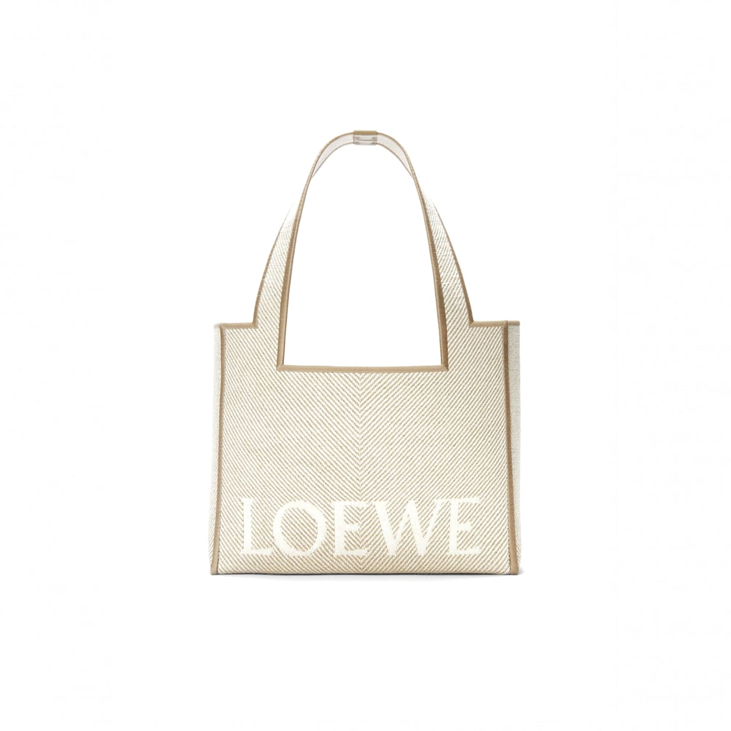 L0ew* medium L0ew* font tote in jacquard canvas alf1b61x11-2370 (30*25.5*15cm)