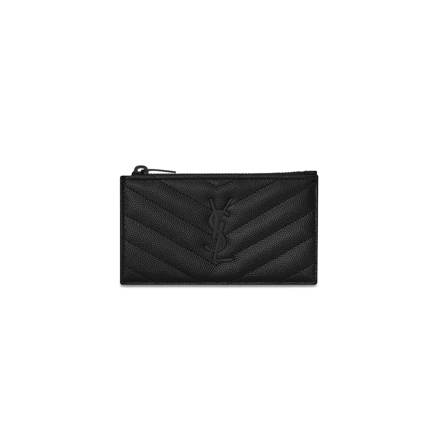 Y*L cassandre matelassÉ fragments card case in grain de poudre leather 607915bow081000 (13*8*2cm)