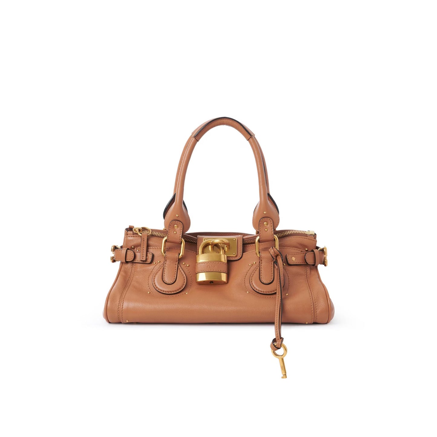 Ch10Γ paddington bag in grained leather ch25ws802p75209 (36*18*18cm)