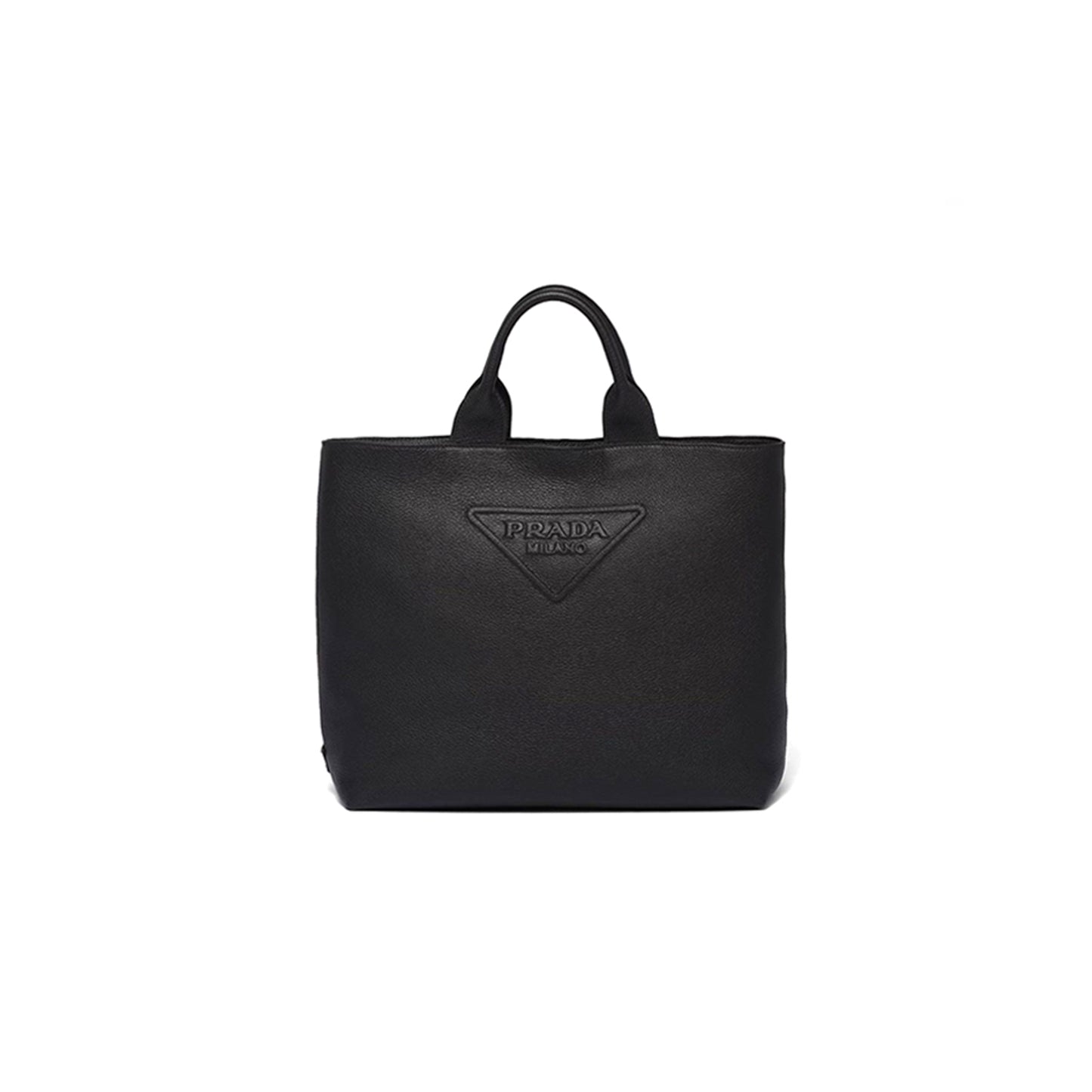 Pra*a leather tote 2vg109 (39*35*14cm)