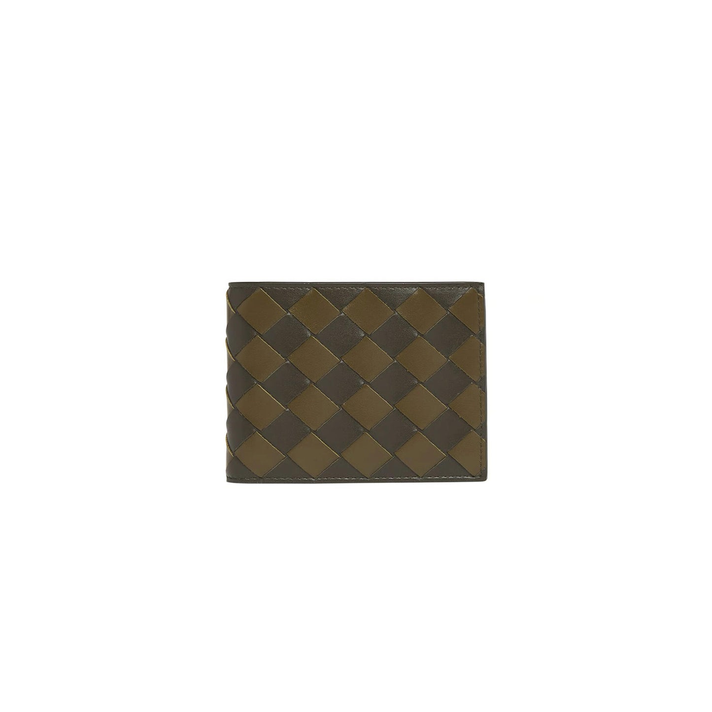 b0tt*ga Ven*ta bicolor intrecciato bifold wallet (11*9.5*1cm)