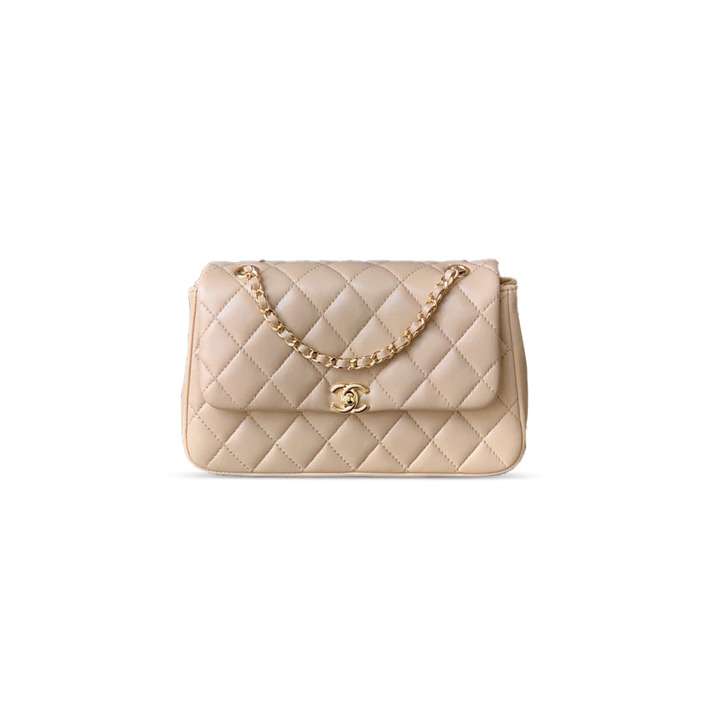 Ch*el clutch with chain1635746 (22.5*14*5.8cm)