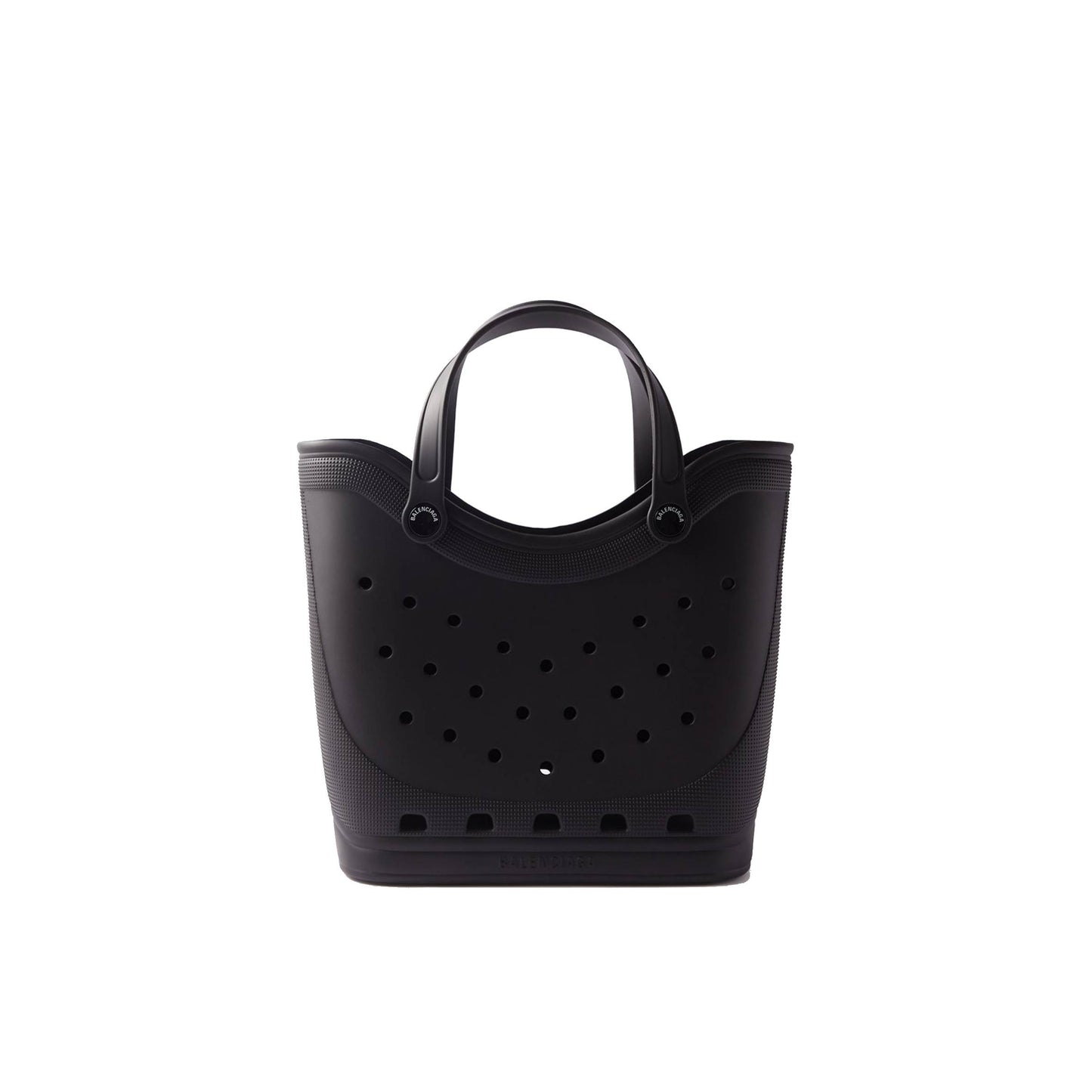 ba*len*cia*ga black x Cr*0*s rubber tote bag matchesfashion us (47.7*36.8*17.5cm)