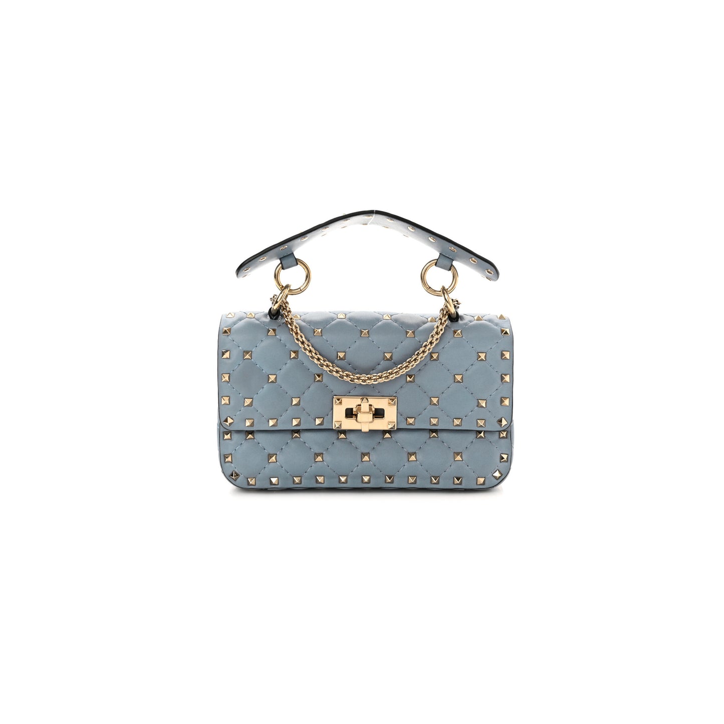 Va1e*ntin0 small nappa rockstud spike bag 5w2b0123napi17 (20*11.5*5cm)