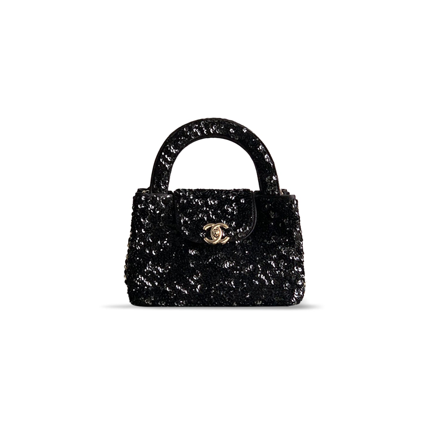 Ch*el 25a mini kelly bag as4416 (19*13*7cm)