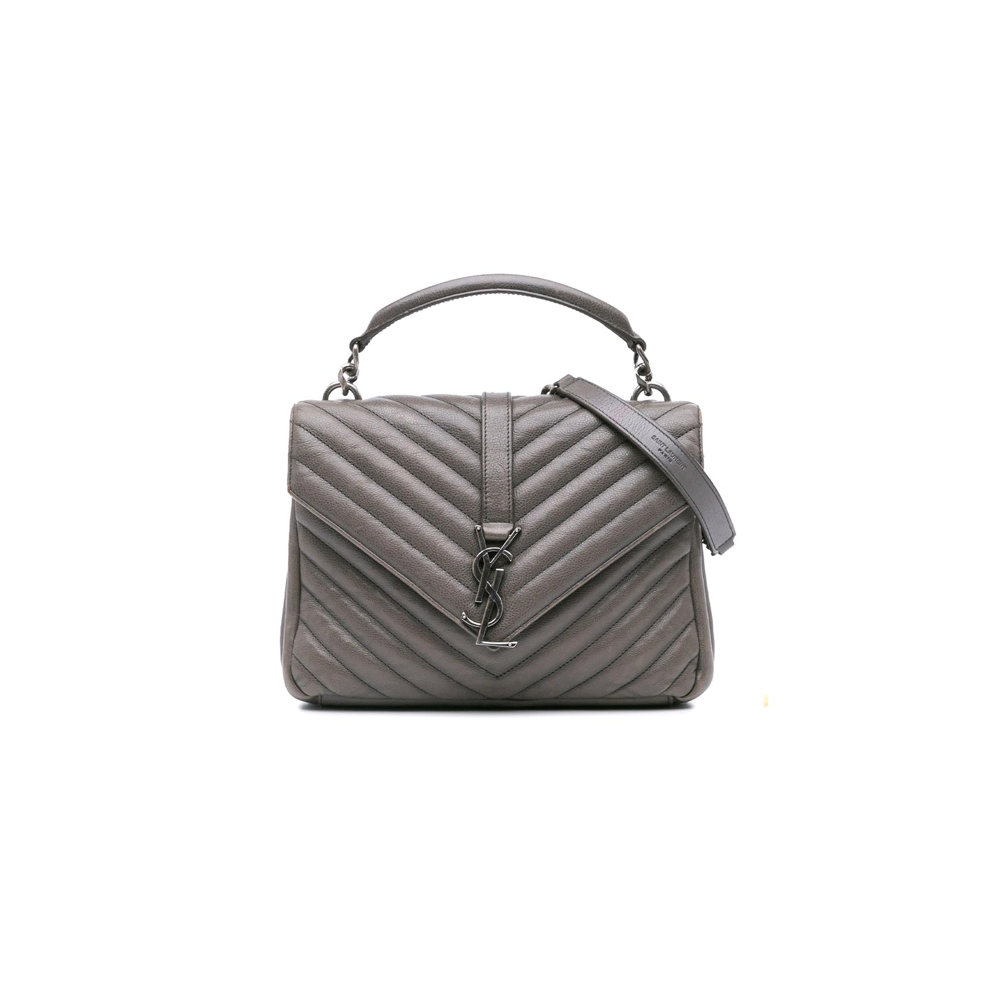 Y*L college medium in quilted leather 428056ctr041258 (24*17*6.5cm)