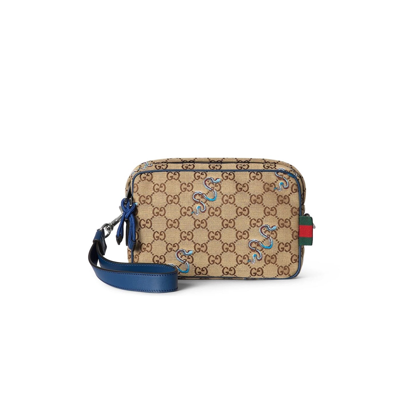 G*u*i small embroidered snake crossbody bag 817771 (23*16*4.5cm)
