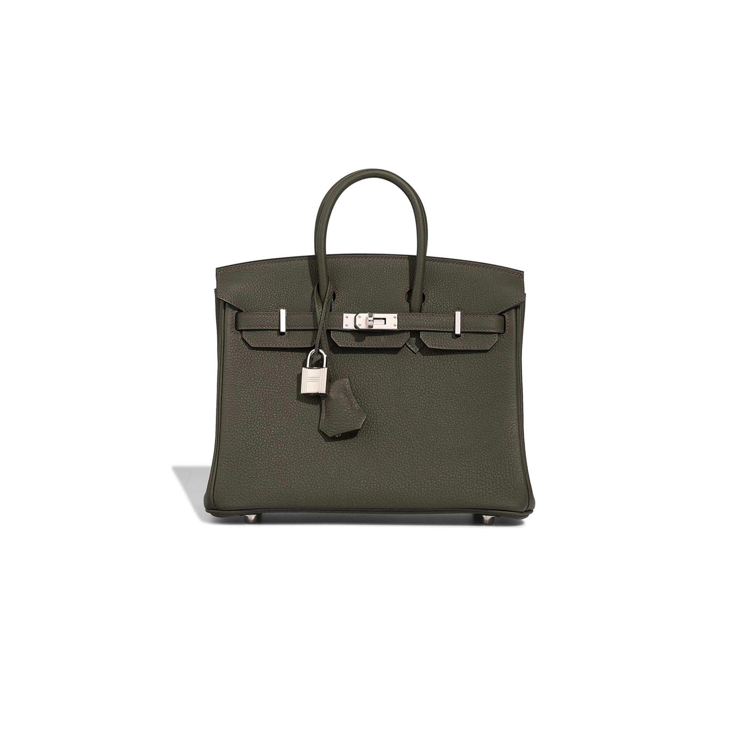 H**mes MASTER BIRKIN 25 TOGO VERT DE GRIS (25*20*13cm)