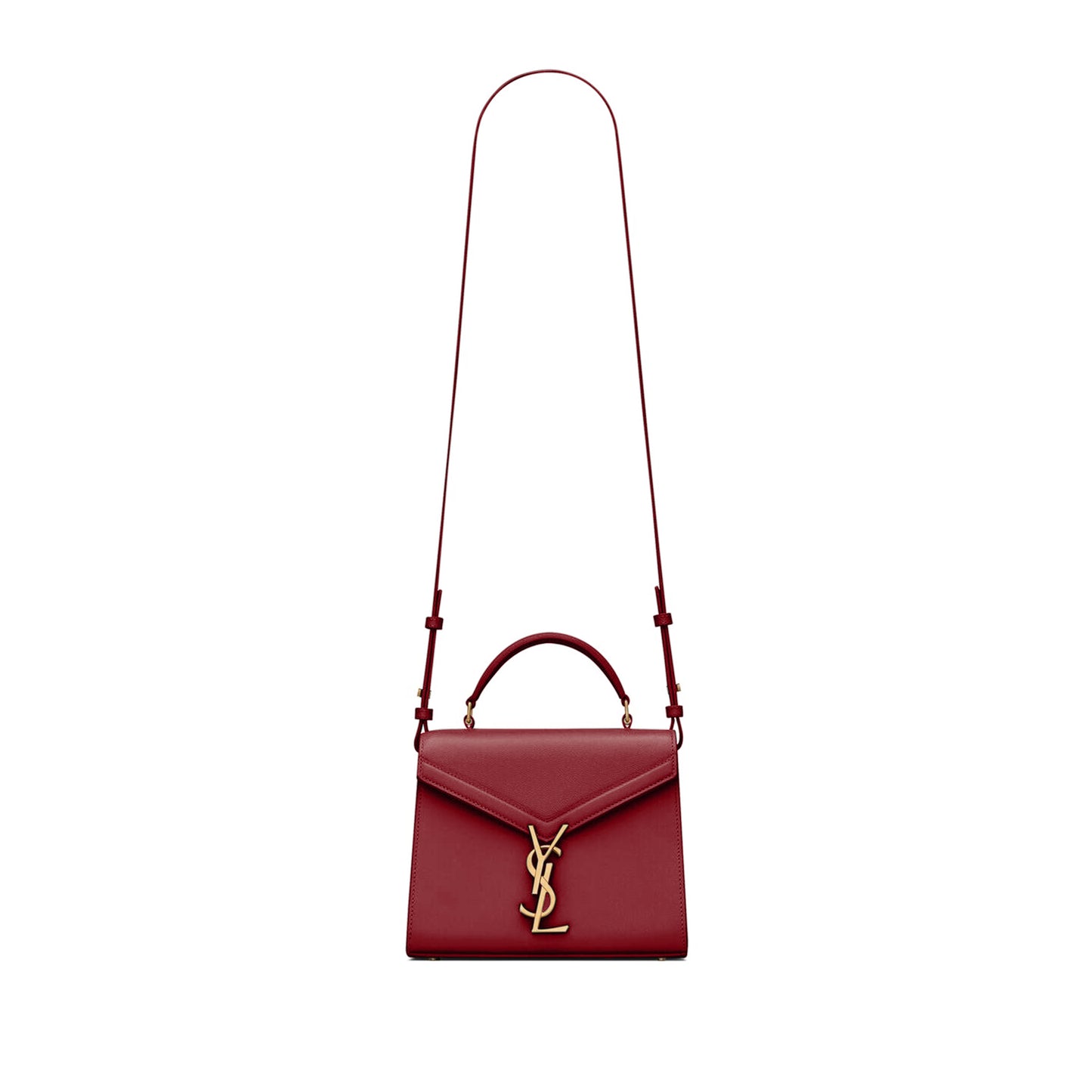 Y*L cassandra mini top handle bag in grain de poudre embossed leather 602716bow0w6805 (20*16*7.5cm)