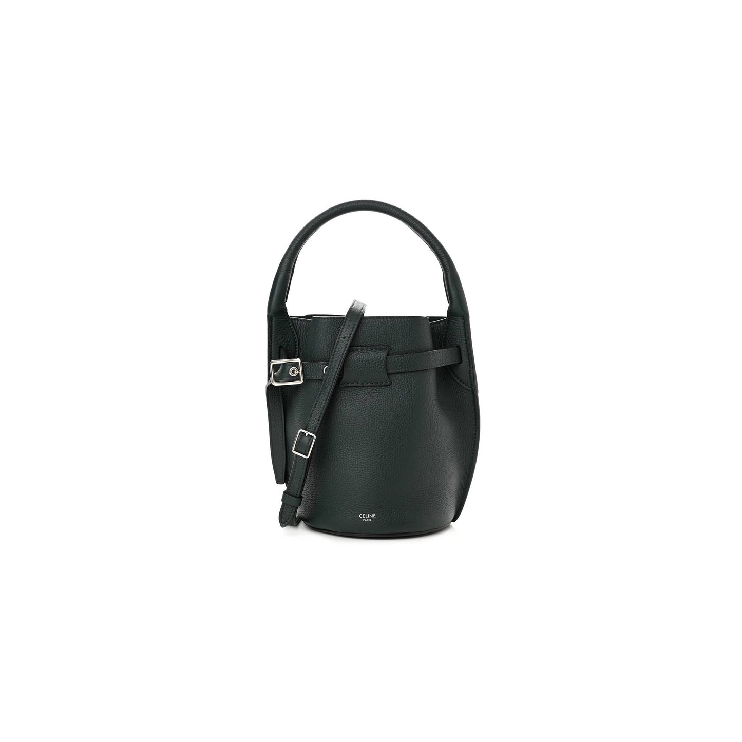 ce**e S*pple grained calfskin nano big bag bucket amazone (21*15*15cm)