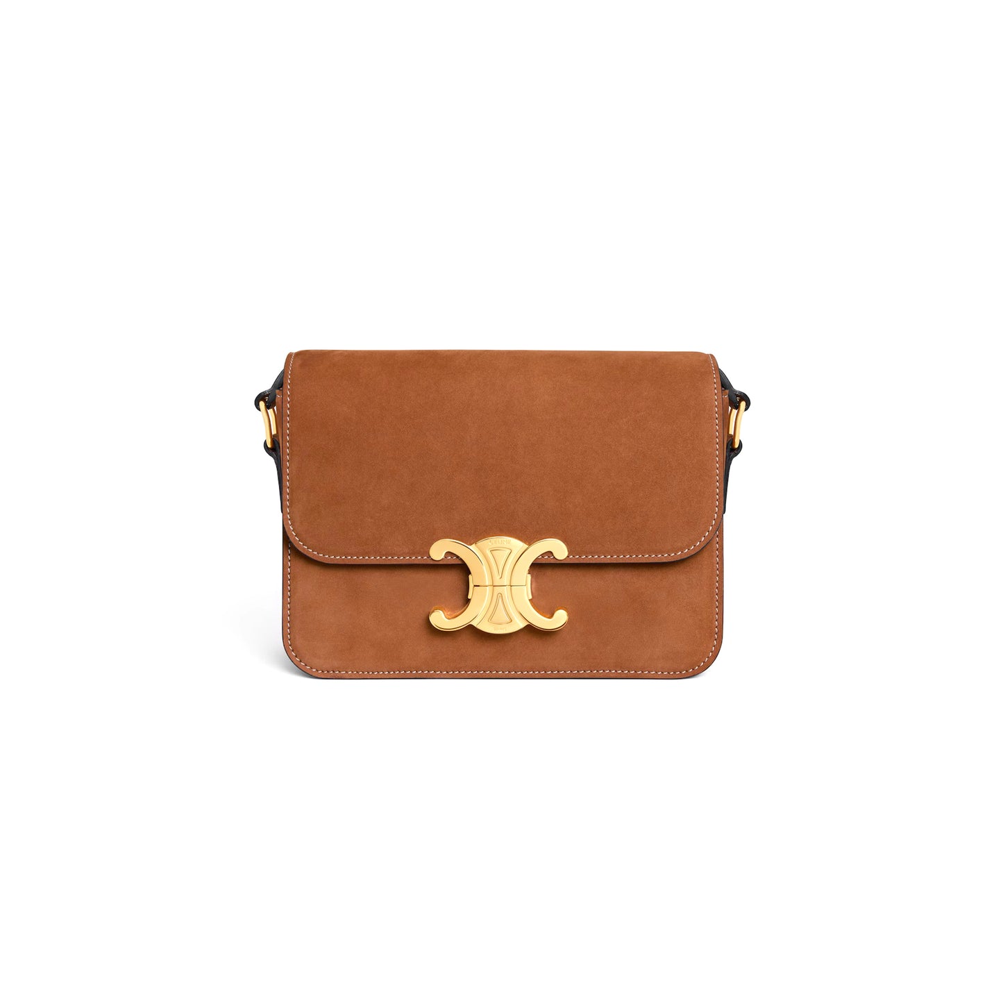 Ce1i*e teen triomphe bag in nubuck calfskin 188423gr5.02cm (18.5*13.5*7cm)