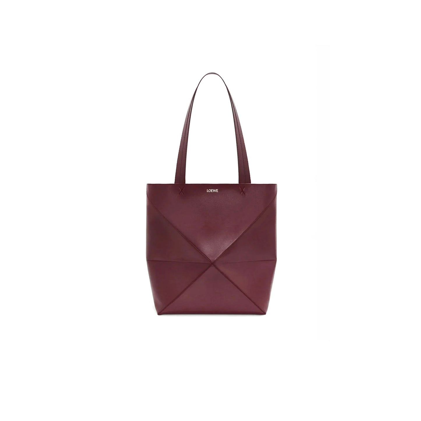 L0ew* xl puzzle fold tote in shiny calfskin b933q18x01 (42*41*18cm)