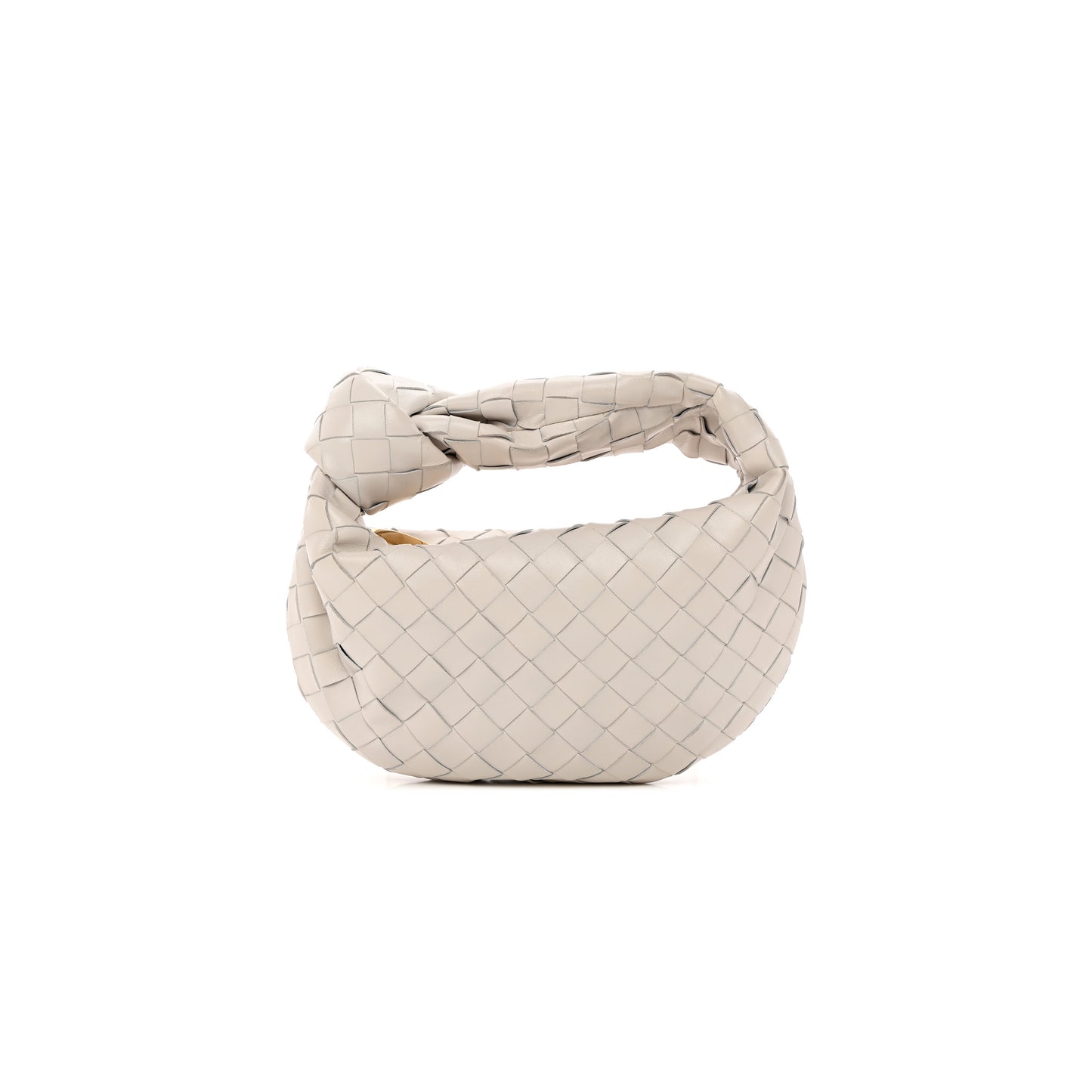 bo*te*ga Ve*ne*ta nappa intrecciato mini jodie chalk (24*13*6cm)