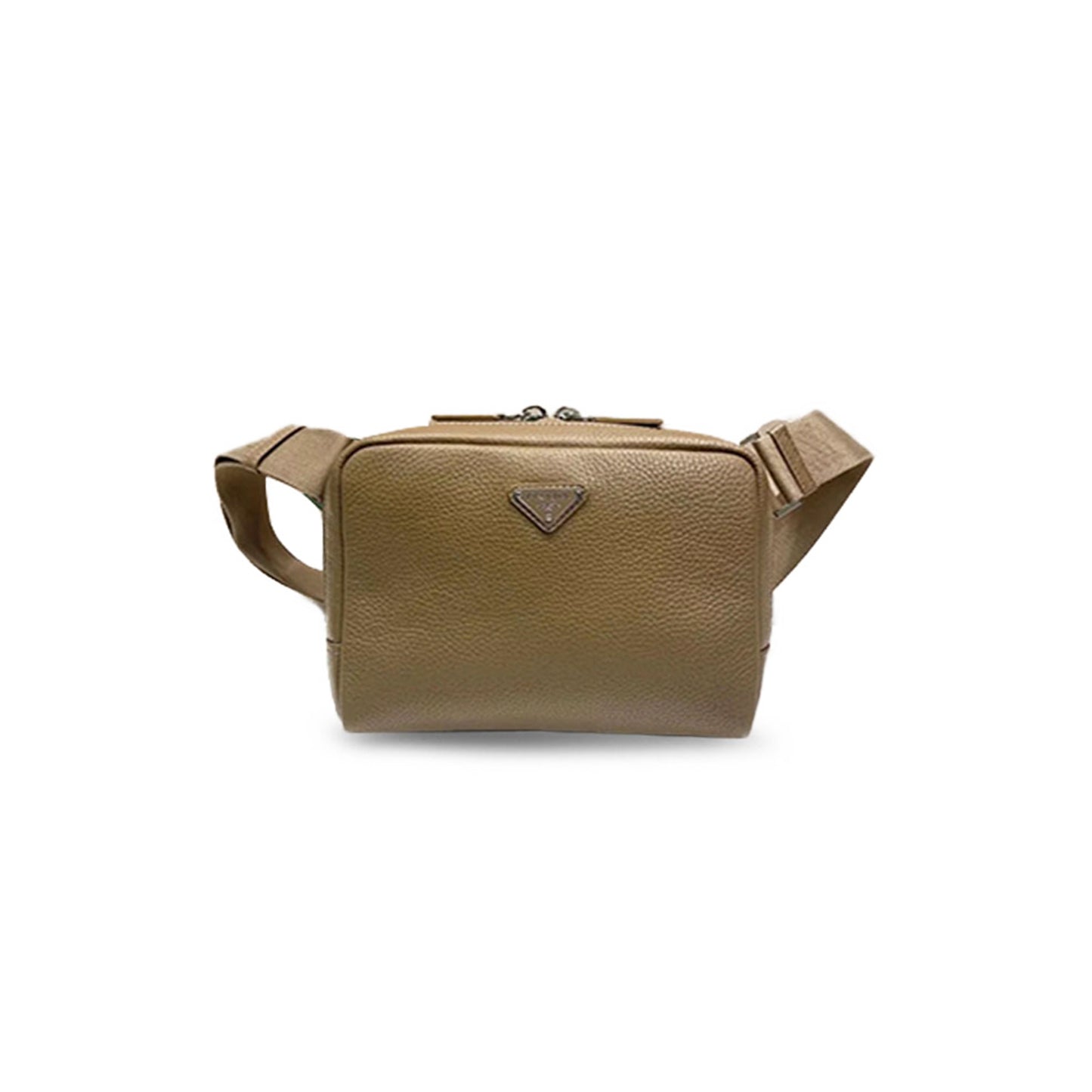 Pra*a leather shoulder bag 2vh181 (24*16.5*7cm)