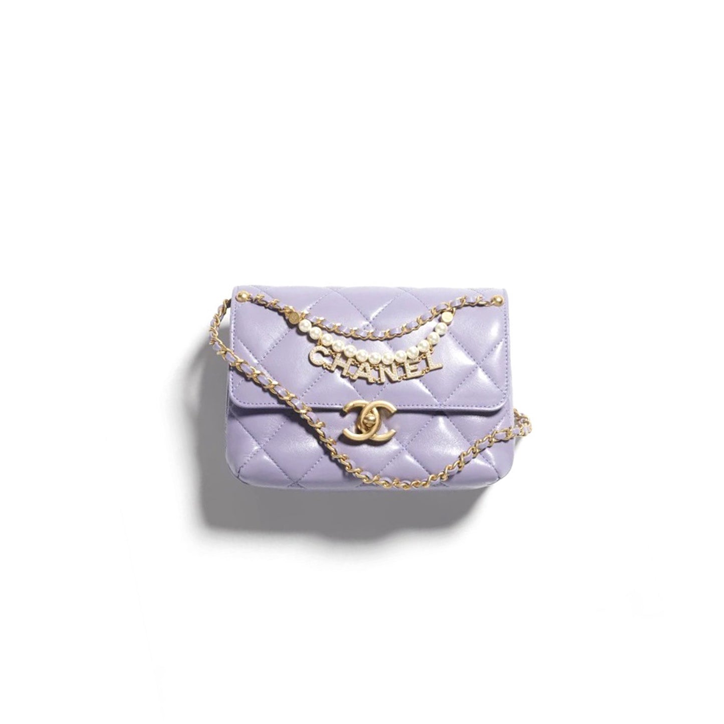ch*el Di*m*nd flap shoulder bag (19*13*9cm)