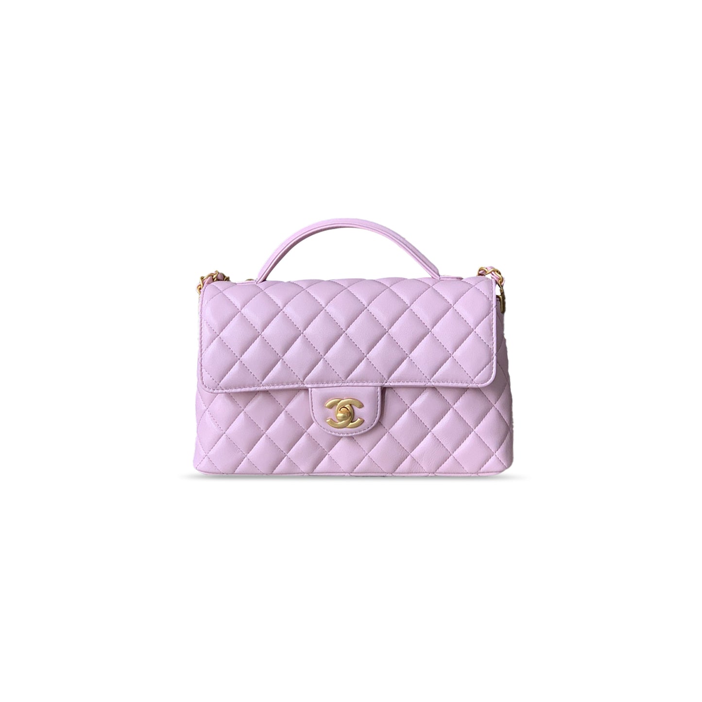 Ch*el top handle flap bag as5356 (25*16*7cm)