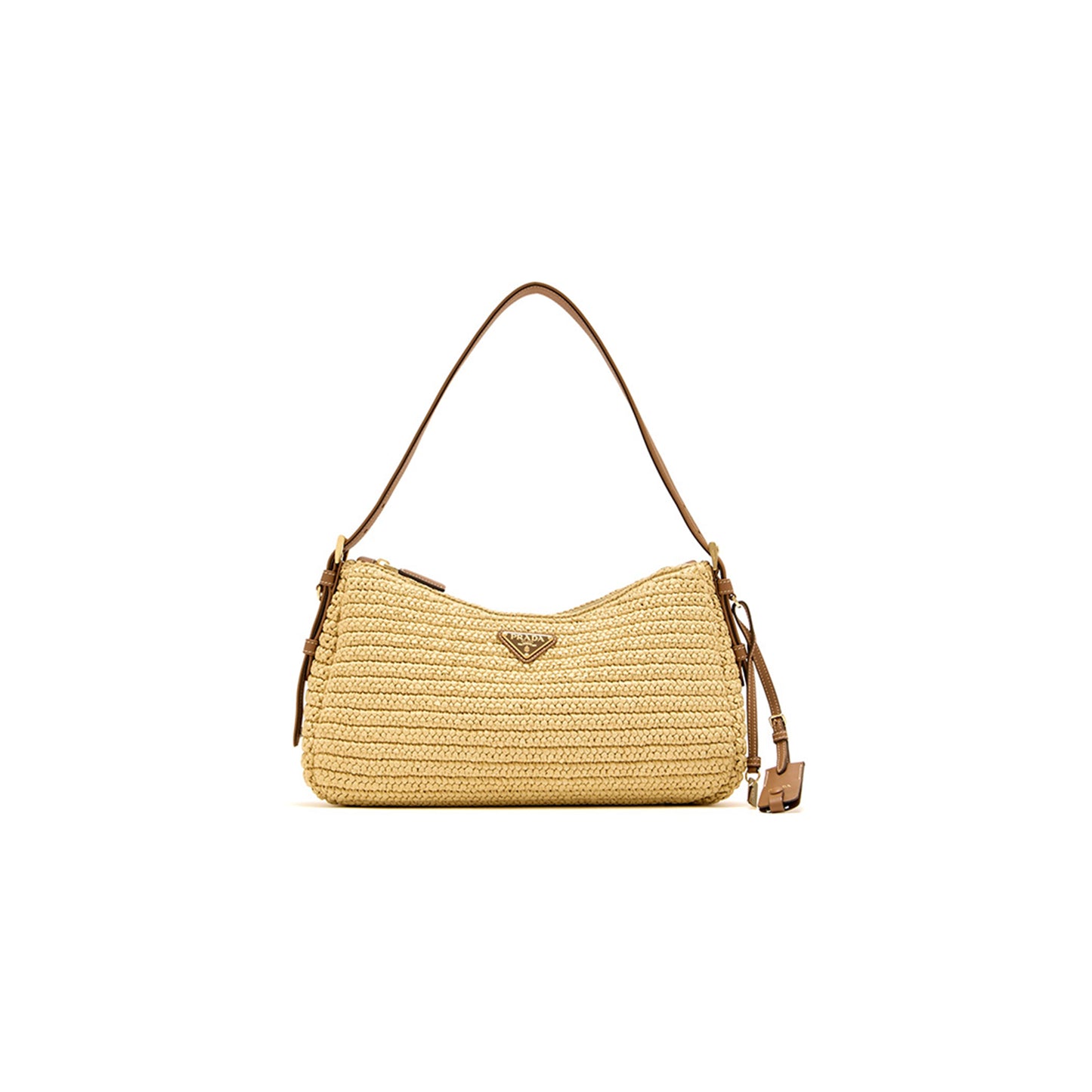 Pra*a aimÉe large crochet shoulder strap 1bc229 (31*18*10cm)