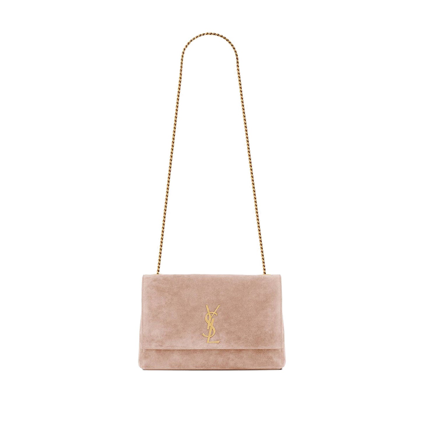y*l kate medium S*pplereversible chain bag in shiny leather and suede 5538040ud7w2738 (28.5*20*6cm)