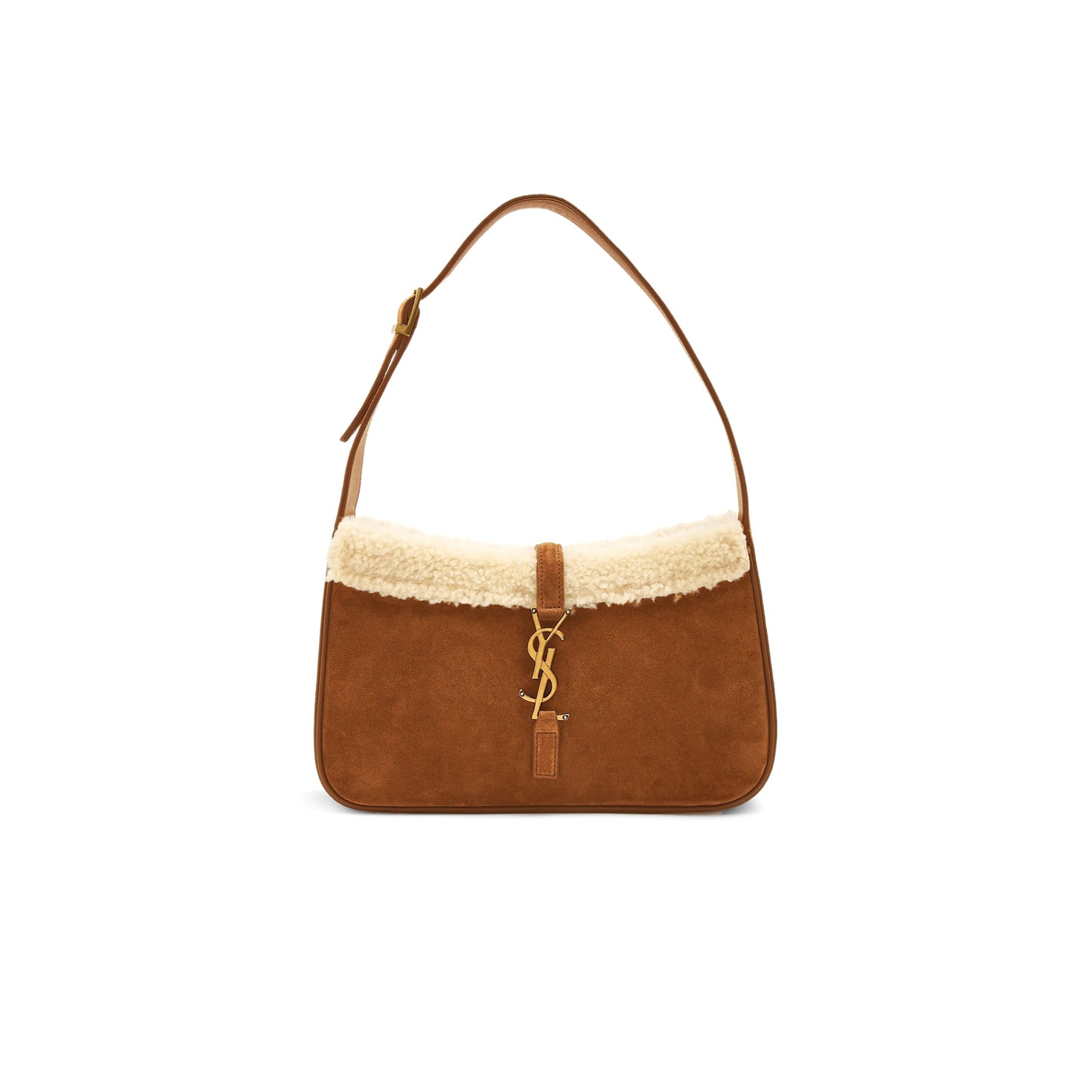 Y*L le 5 À 7 in shearling-trimmed nubuck 65722811zlw2281 (23*16*6.5cm)