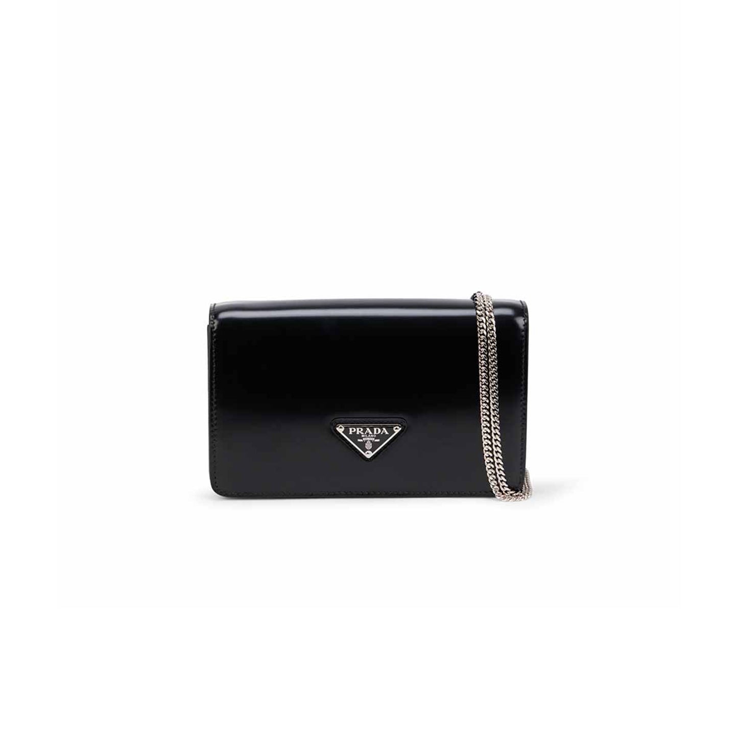 Pra*a logo-plaque micro leather shoulder bag 1bd307 (19*10.5*3.5cm)