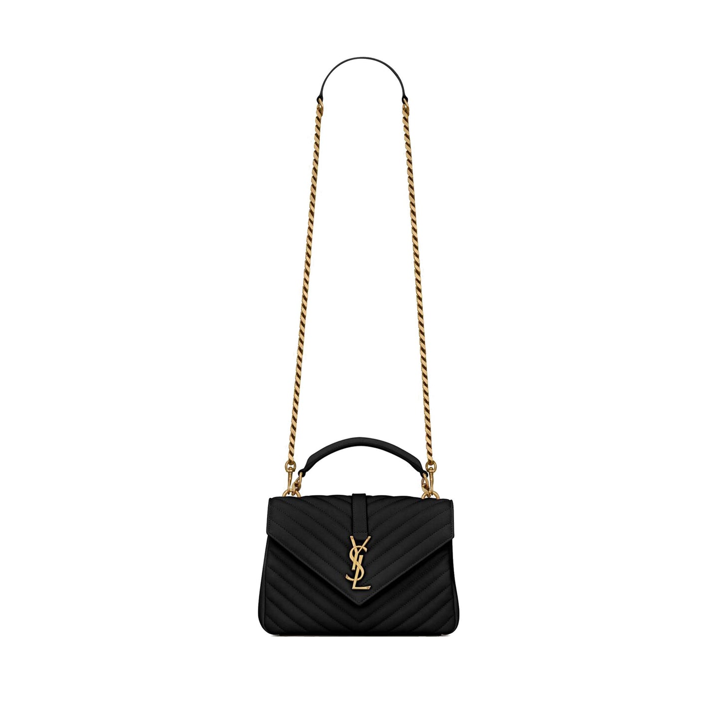 Y*L college medium chain bag in quilted leather 600279brm071000 (24*17*6.5cm)