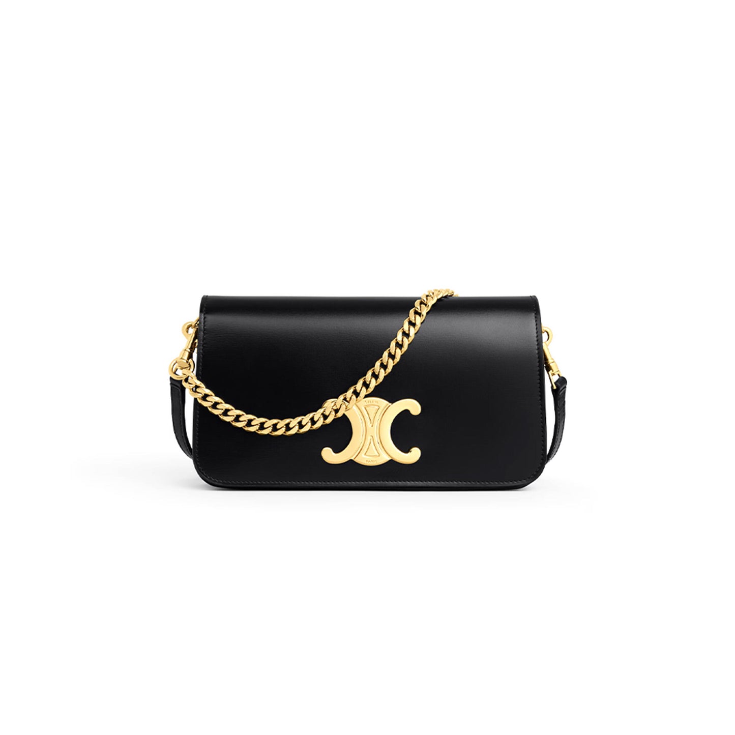 Ce1i*e multipochette in shiny calfskin 10l973gch.38no (20.5*11*4cm)