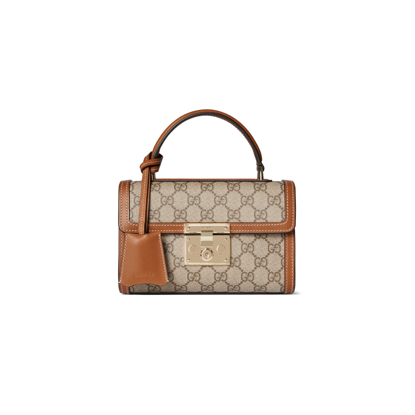 G*u*i padlock small top handle bag 838999 (20*13*8cm)