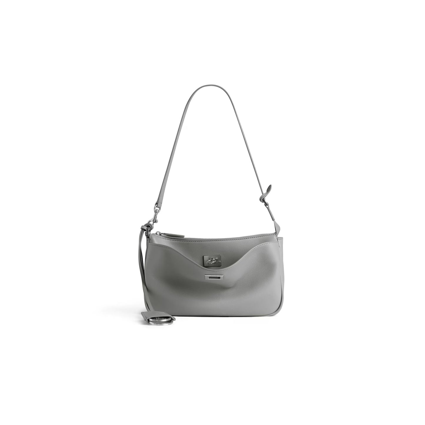 Ba1en*iaga women''s rodeo sling pochette in cloud grey 8141112ablv1142 (22*12*5cm)