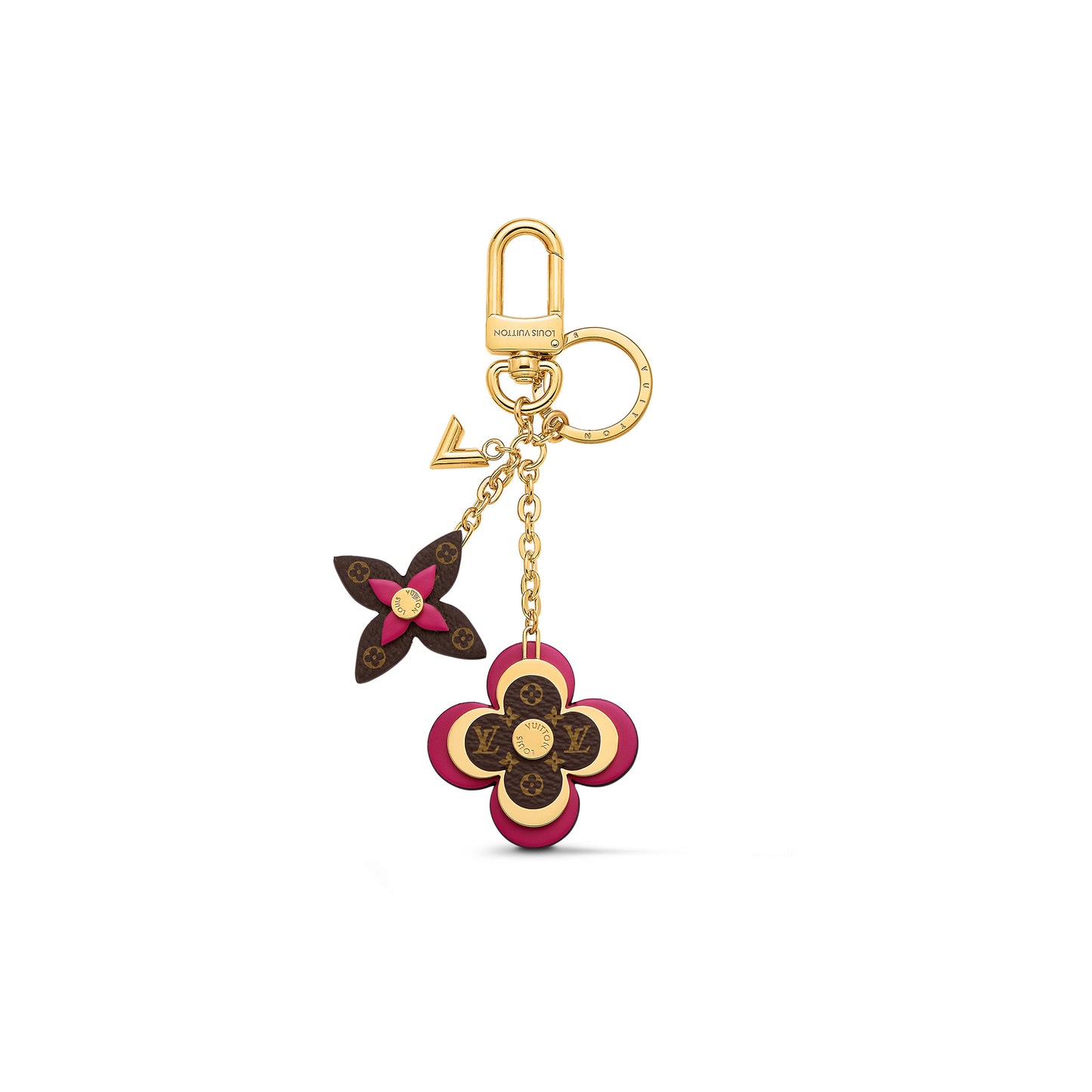 l0vis Vvtt0n blooming flowers bag charm and key holder m63084