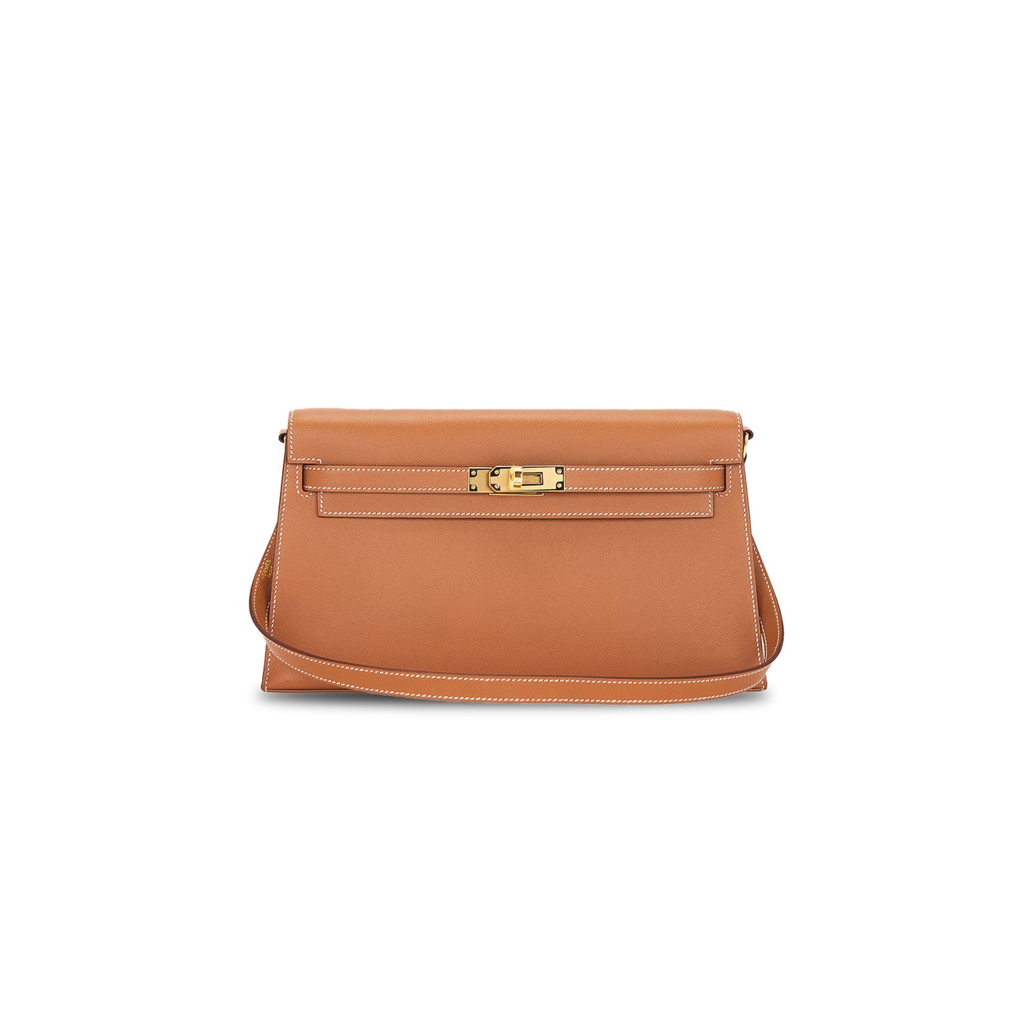 h**mes master kelly elan madame G01den brown gold button (27.5*15*5cm)