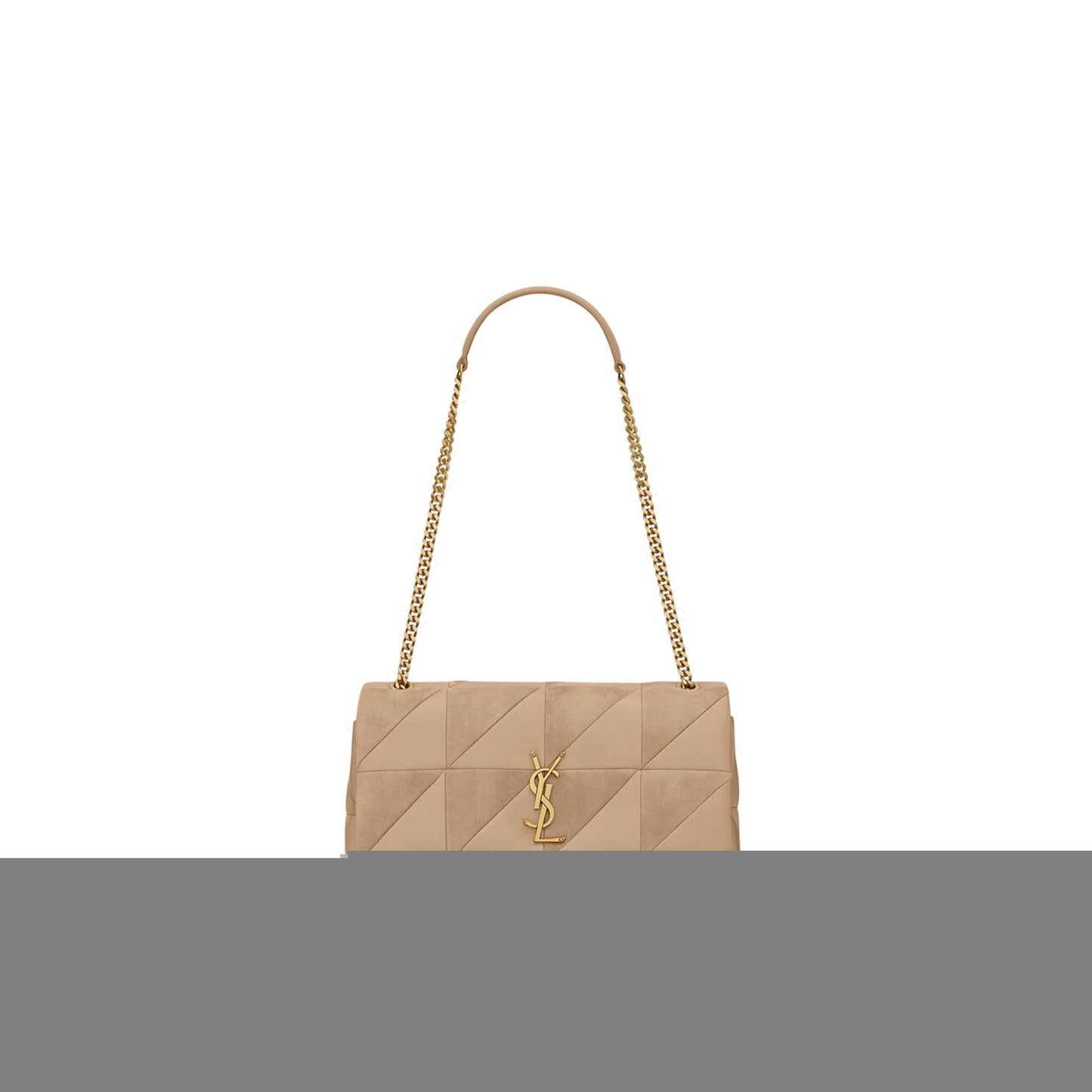 Y*L jamie medium chain bag in lambskin and suede 515821copp72646 (25*15*7.5cm)