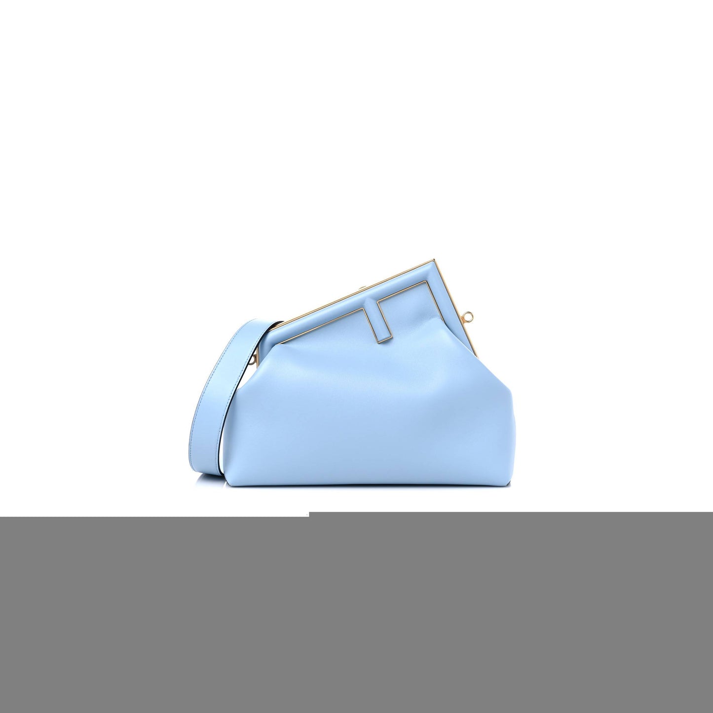 F**di shiny nappa medium F**di first azzurro baby (30*25*10cm)