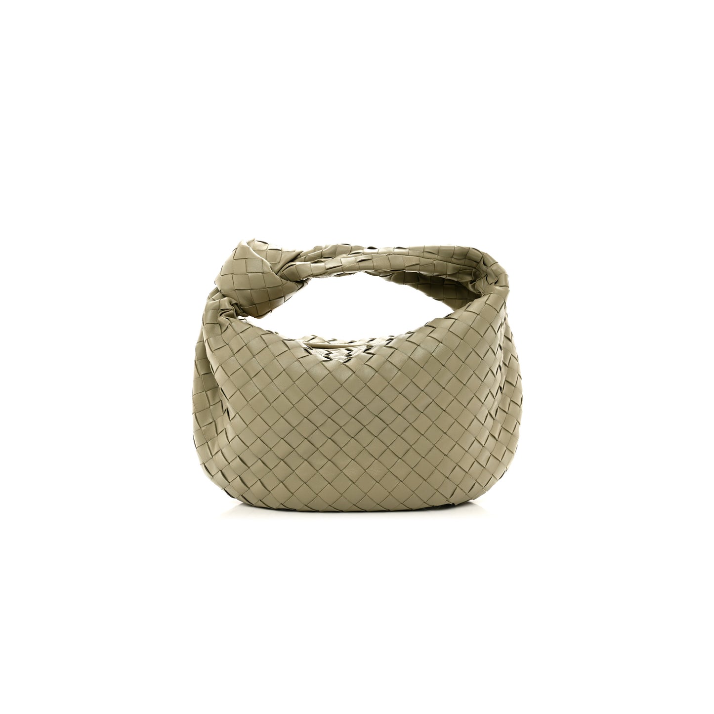 bo*te*ga Ve*ne*ta nappa intrecciato teen jodie hobo travertine (37*21cm)