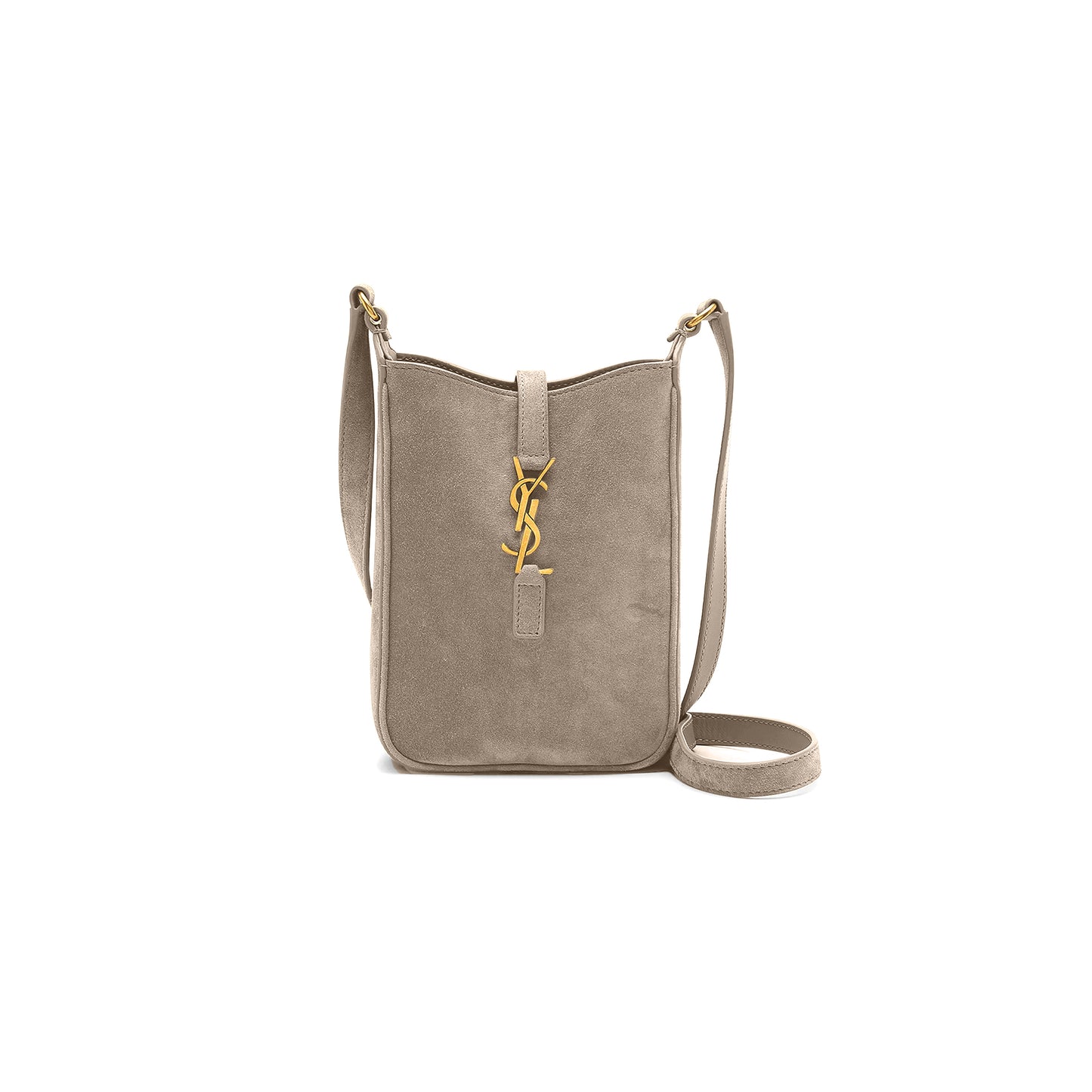 Y*L le 5 Γ 7 mini vertical bucket bag in suede 401233891002 (18*13.5*3.5cm)