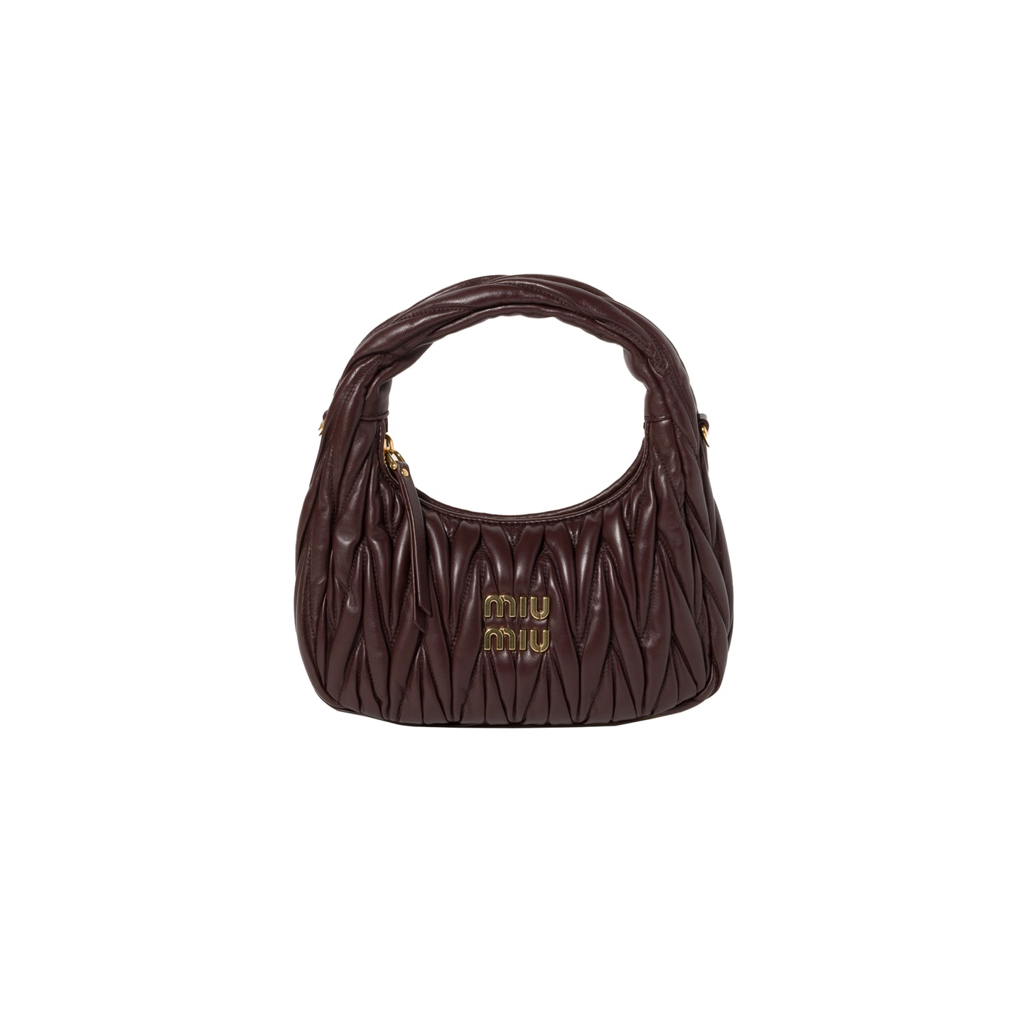 M1v M1v wander matelassÉ nappa leather hobo bag 5bc125 (20*17*6cm)