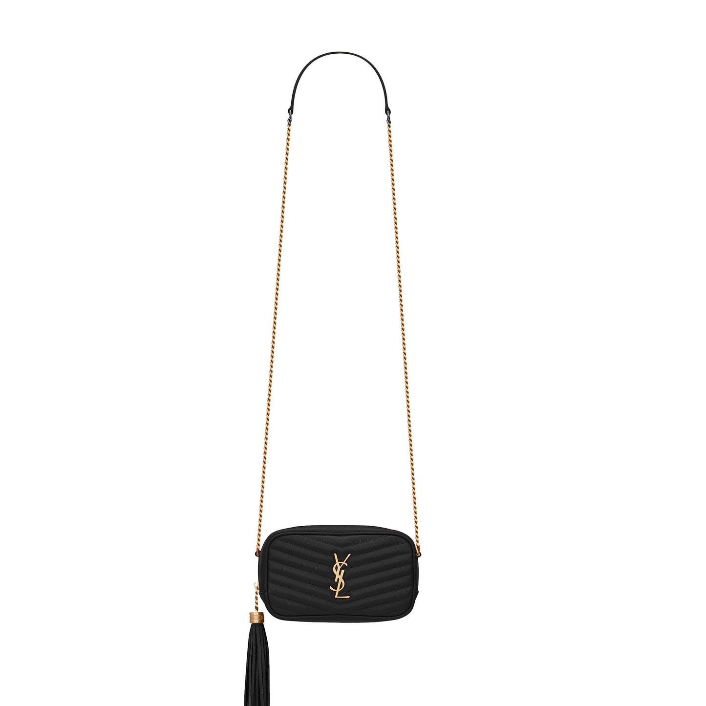 Y*L lou mini bag in matelassÉ grain de poudre embossed leather 6125791gf011000 (19*10.5*5cm)