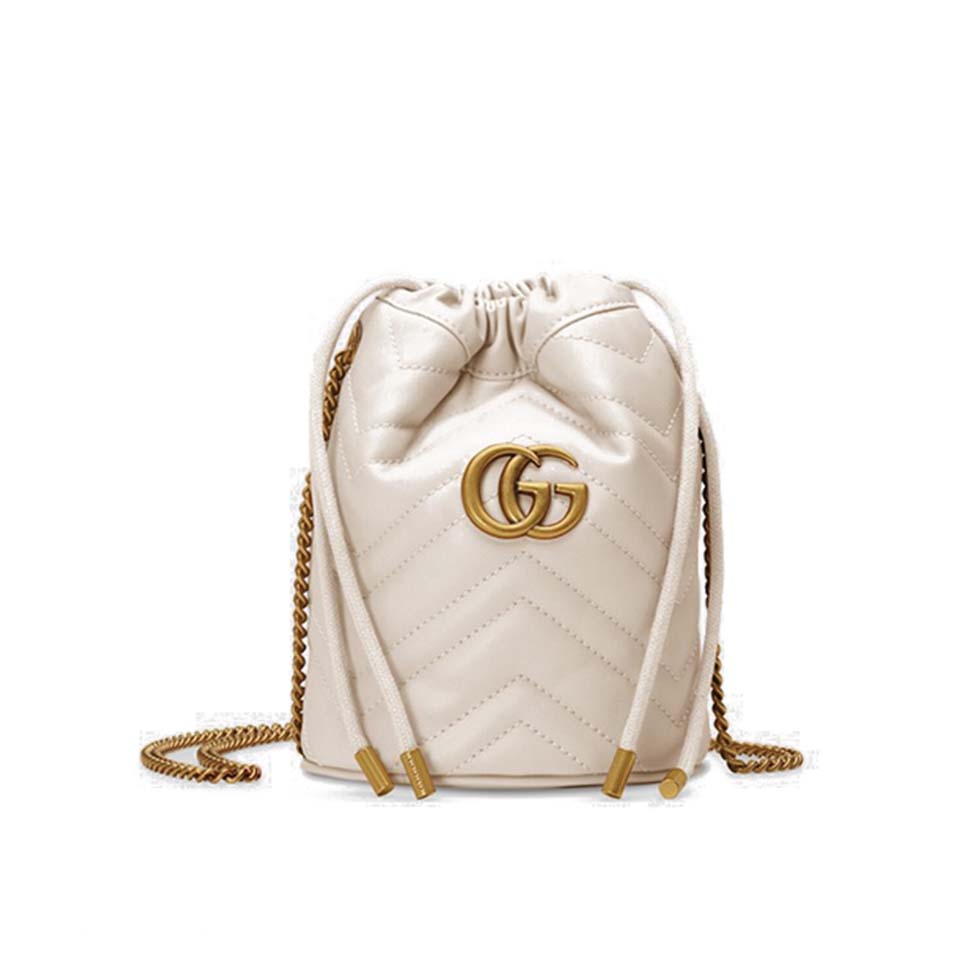 G*u*i gg marmont mini bucket bag 575163 (19*17*10.5cm)