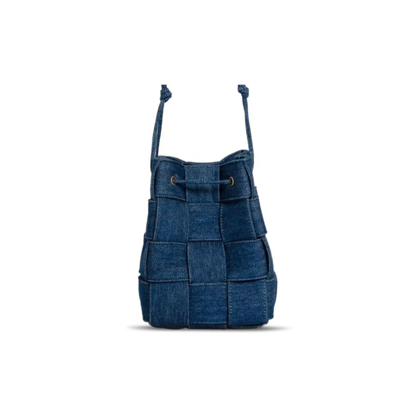 bo*te*ga Ve*ne*ta cassette denim bucket 743789v2zb14019 (18*13.5*13.5cm)