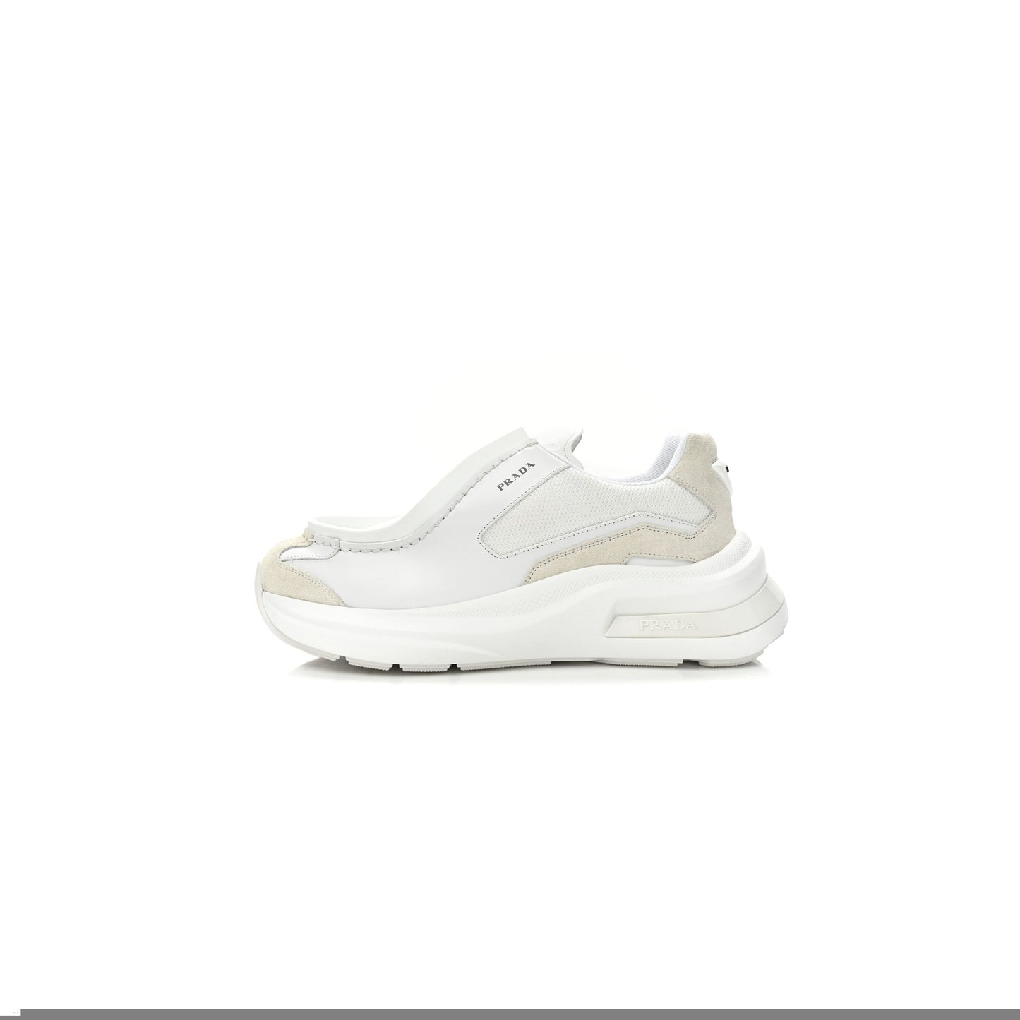 Pra*a spazzolato rois bike fabric mens sneakers 10 white